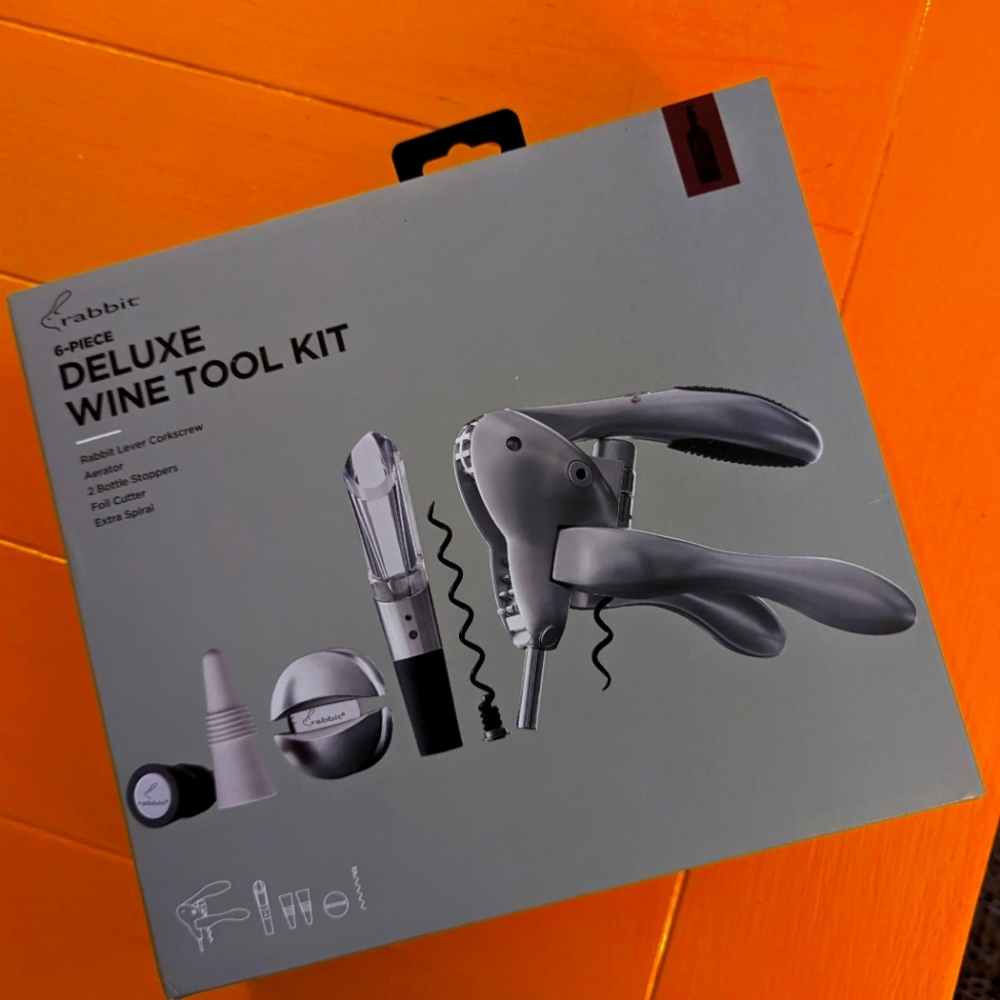 Rabbit 6-piece Deluxe Wine Tool Kit